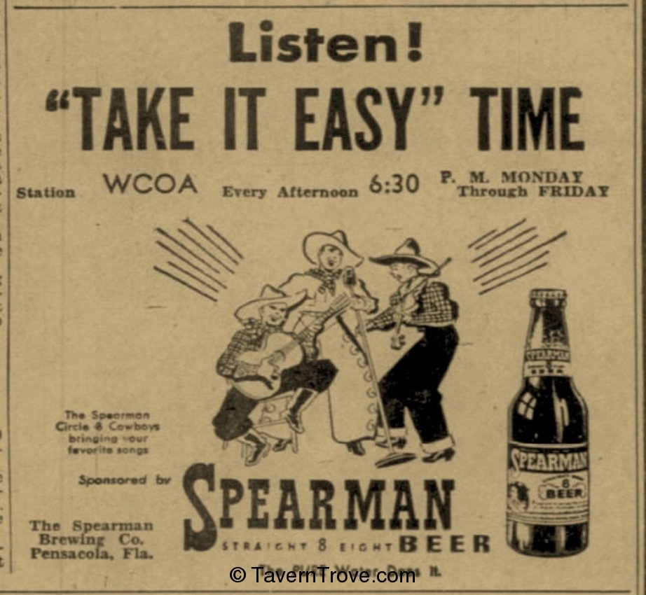 Spearman Straight Eight Beer