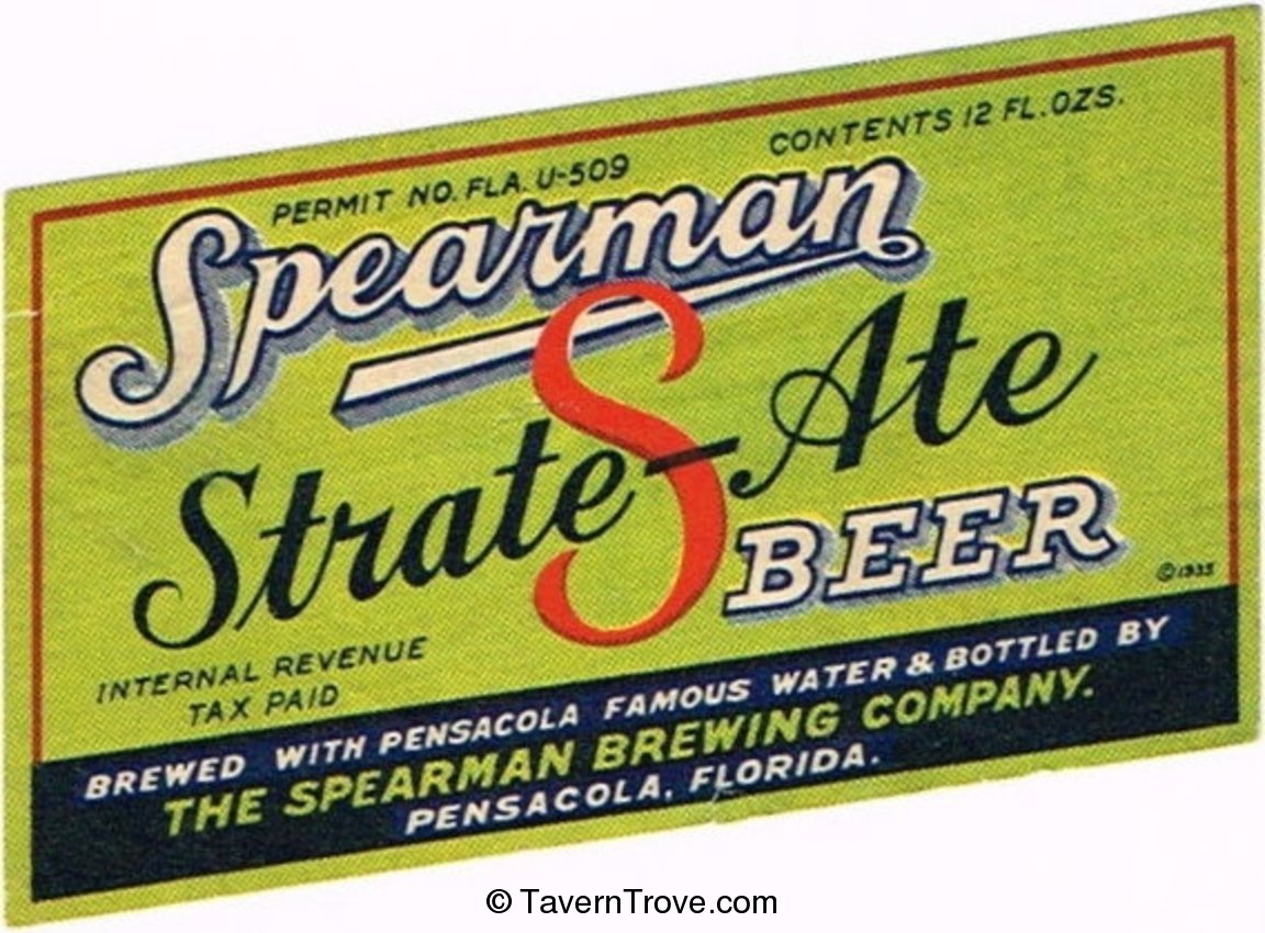 Spearman Strate-Ate Beer