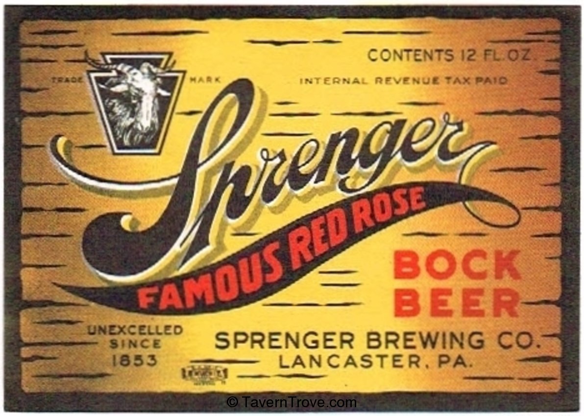 Sprenger Bock Beer