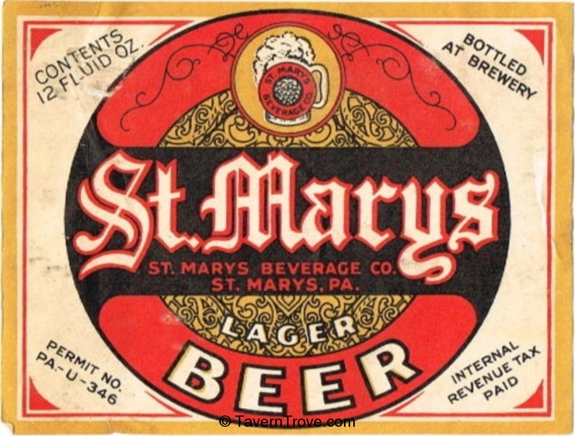 St. Marys Lager Beer