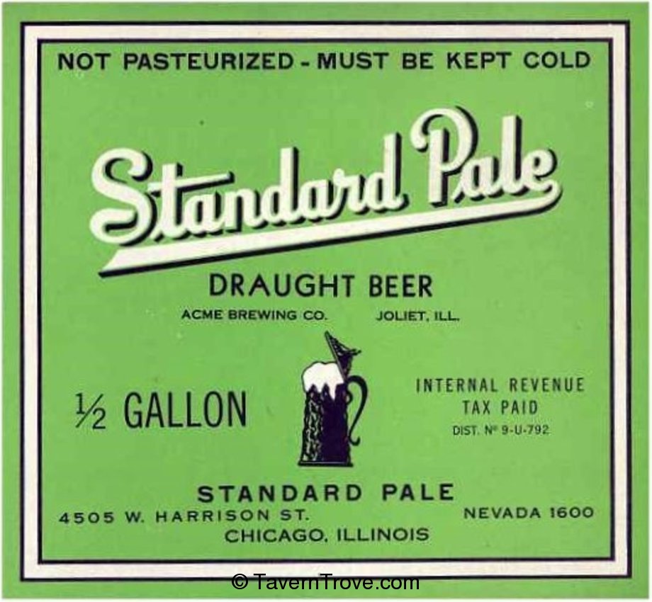 Standard Pale Draught Beer