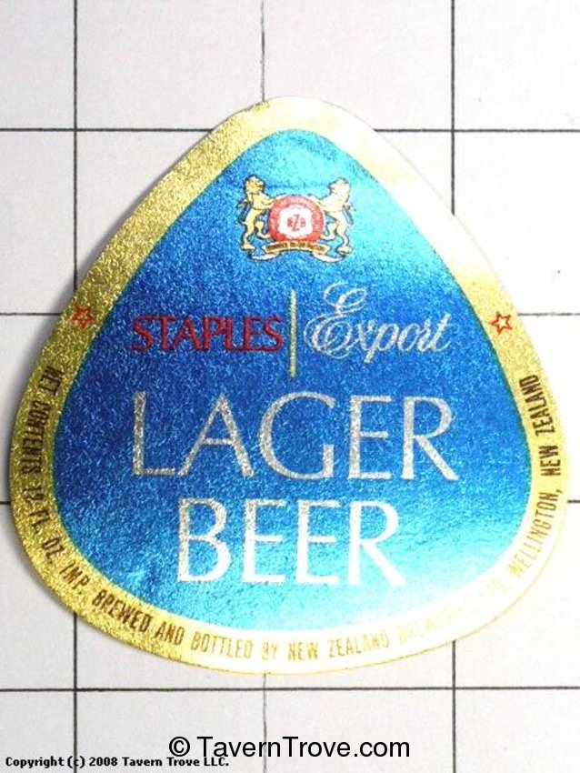 Staples Lager Beer