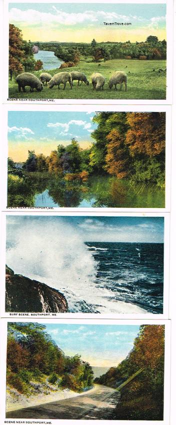 States Maine Southport Lot of 4