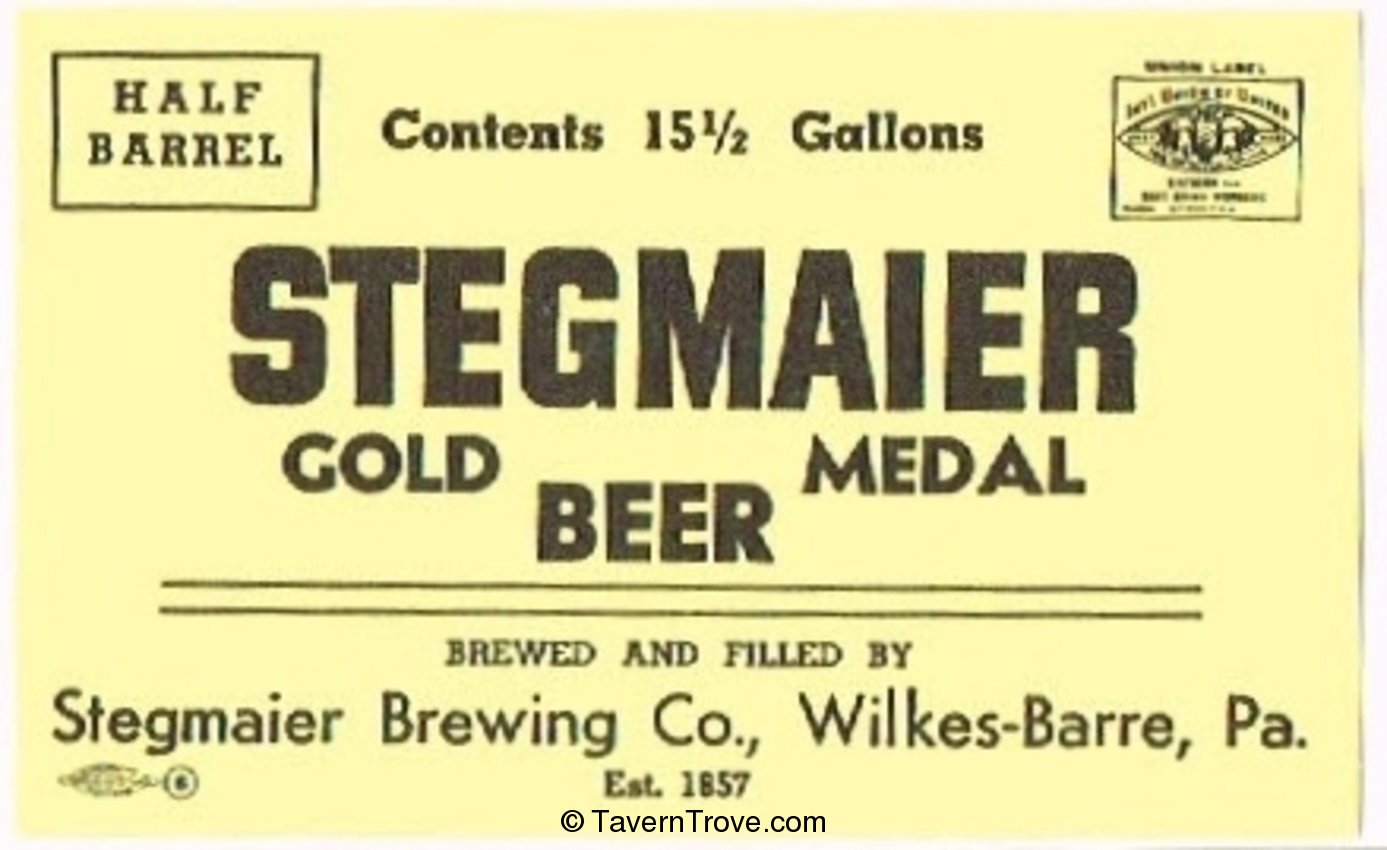 Stegmaier Gold Medal Beer