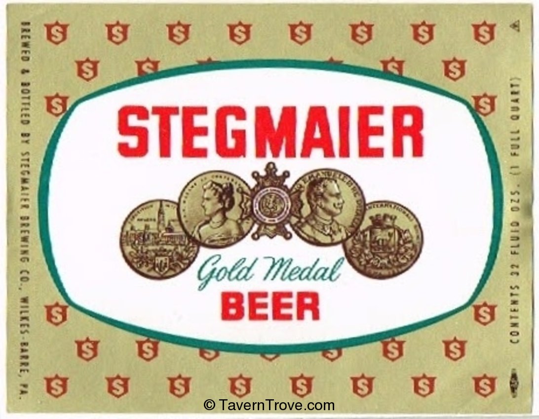 Stegmaier Gold Medal Beer