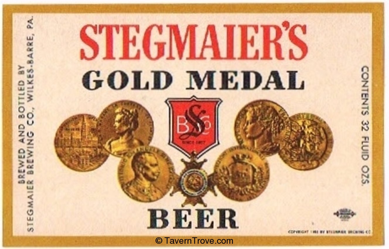 Stegmaier's Gold Medal Beer