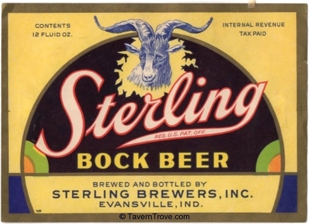 Sterling Bock Beer 