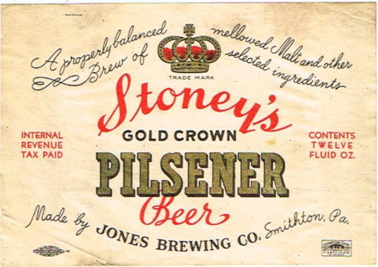 Stoney's Gold Crown Pilsener Beer