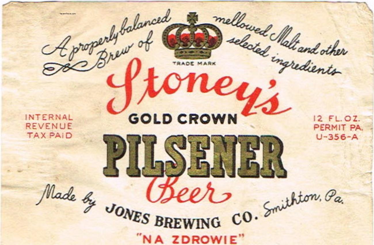 Stoney's Gold Crown Pilsener Beer