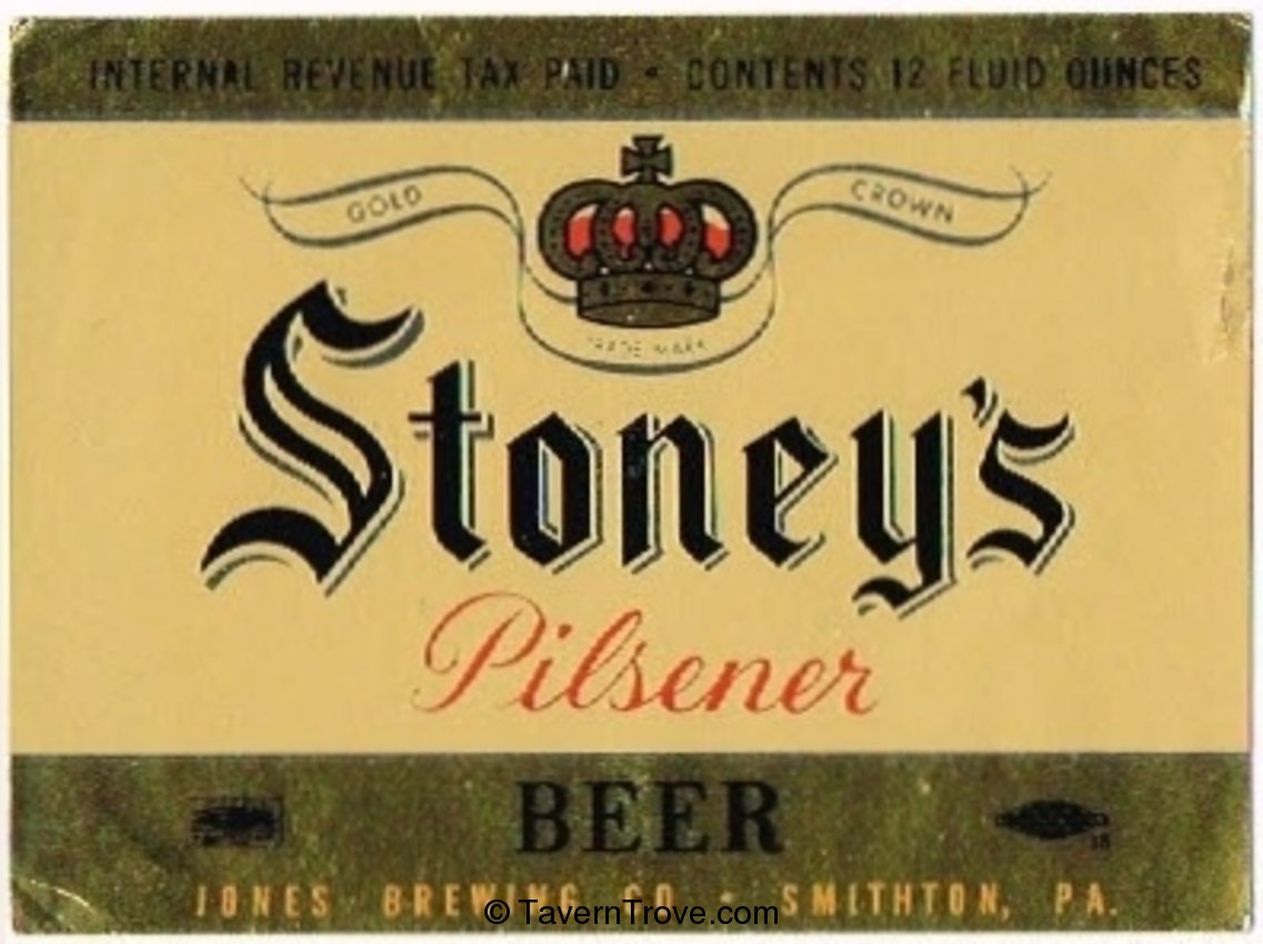 Stoney's Pilsener Beer