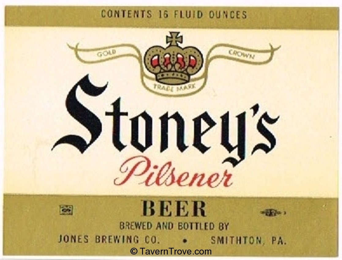 Stoney's Pilsener Beer