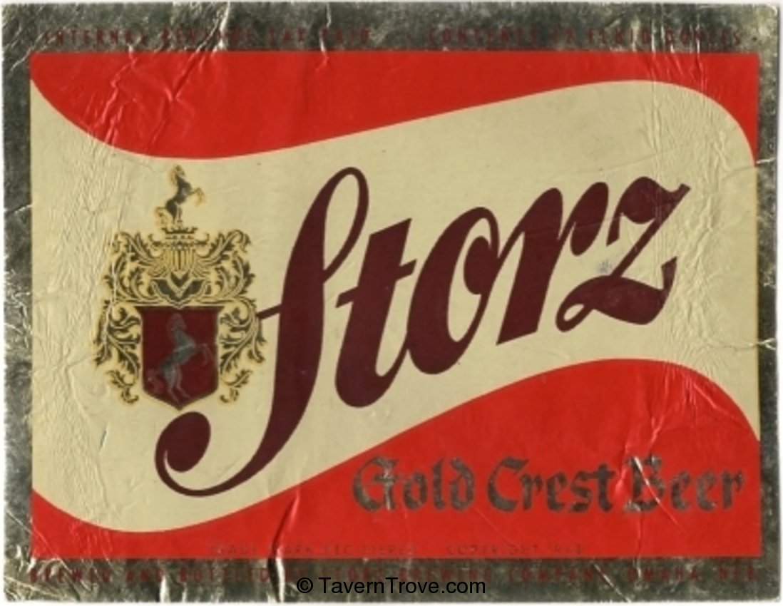 Storz Gold Crest Beer