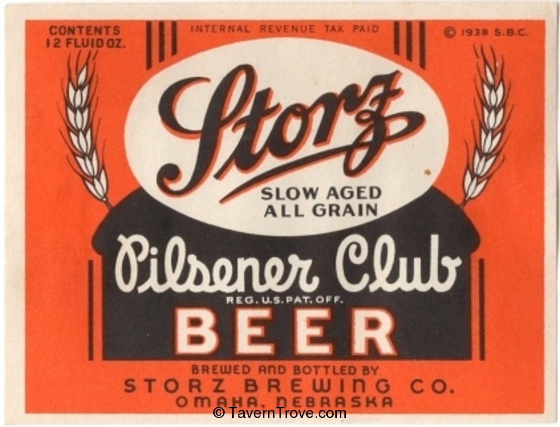 Storz Pilsener Club Beer