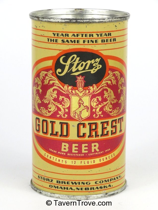 Storz Gold Crest Beer