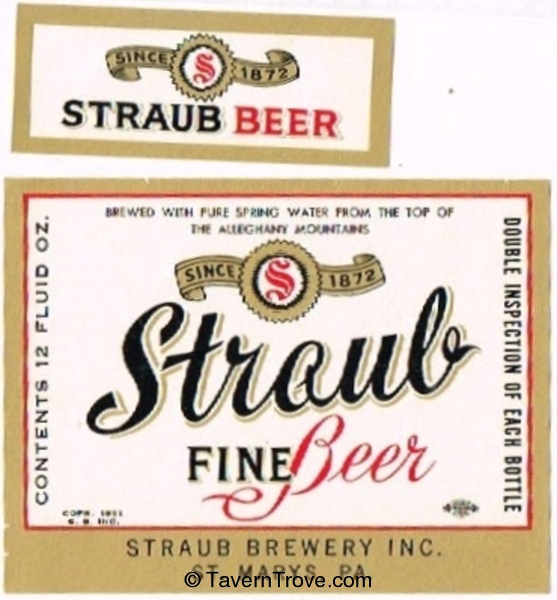 Straub Fine  Beer