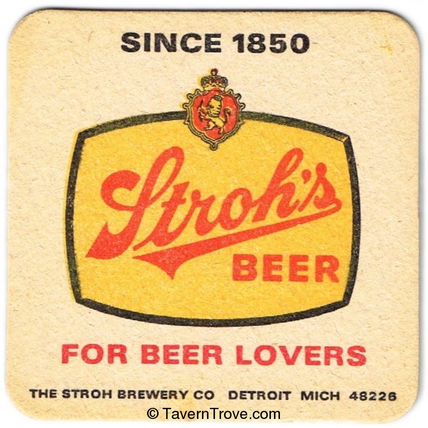 Stroh's Beer