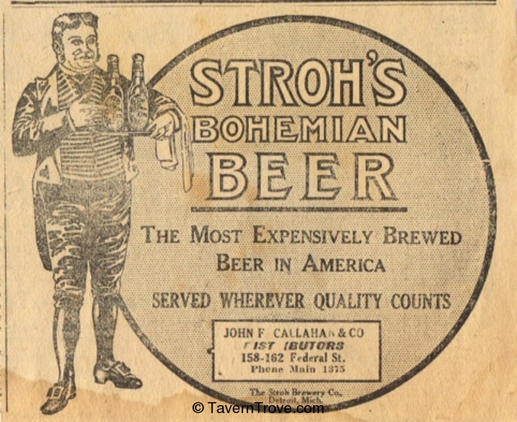 Stroh's Bohemian Beer