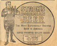 Stroh's Bohemian Beer