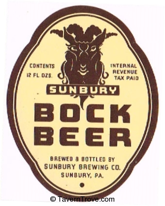 Sunbury Bock Beer