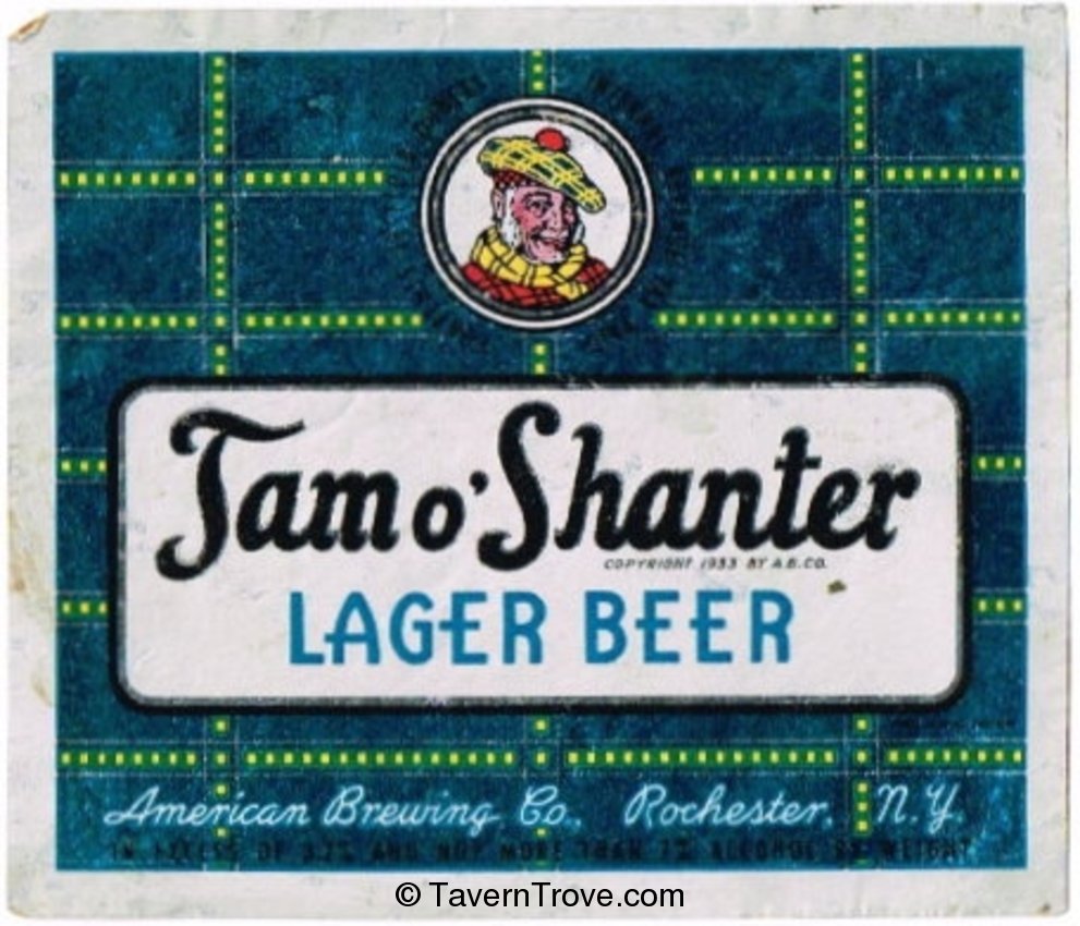 Tam o' Shanter Lager Beer