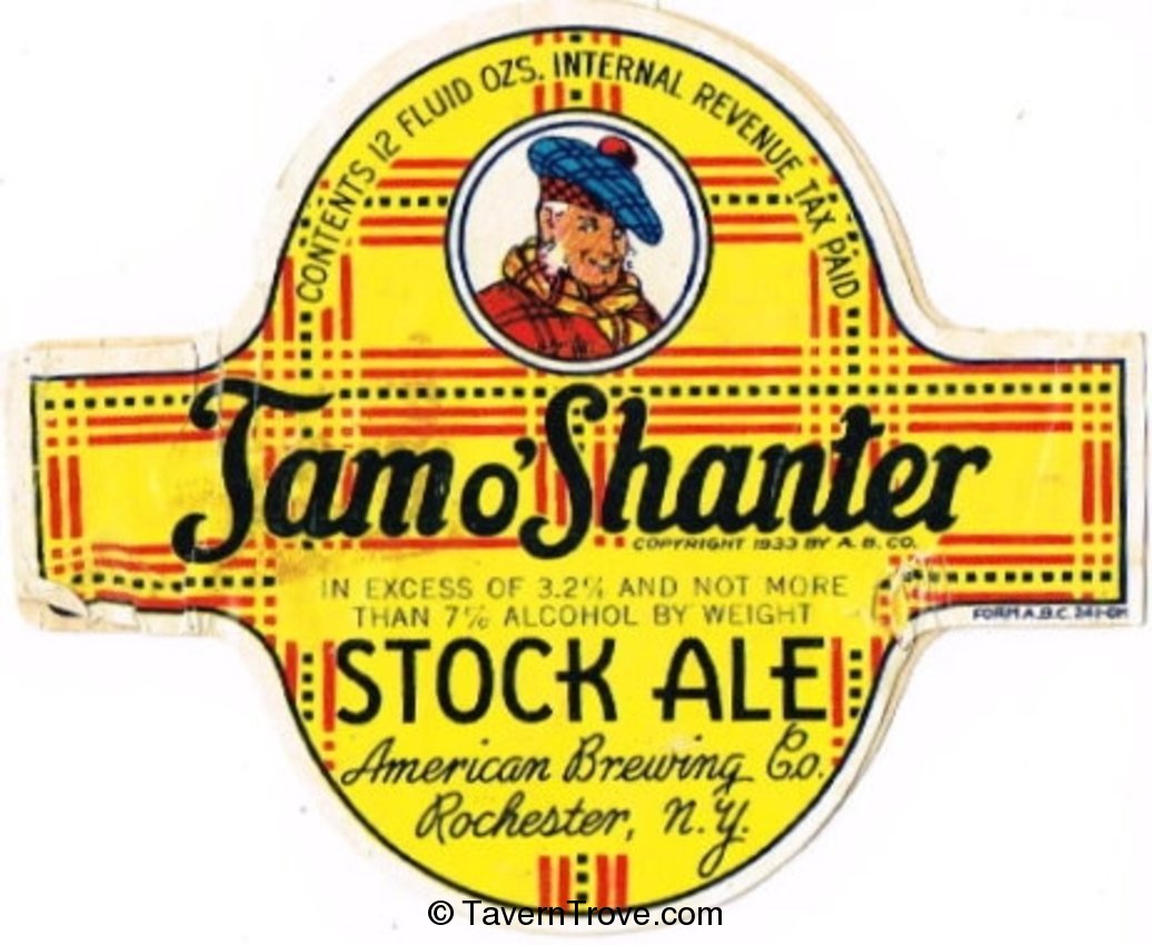 Tam o' Shanter Stock Ale