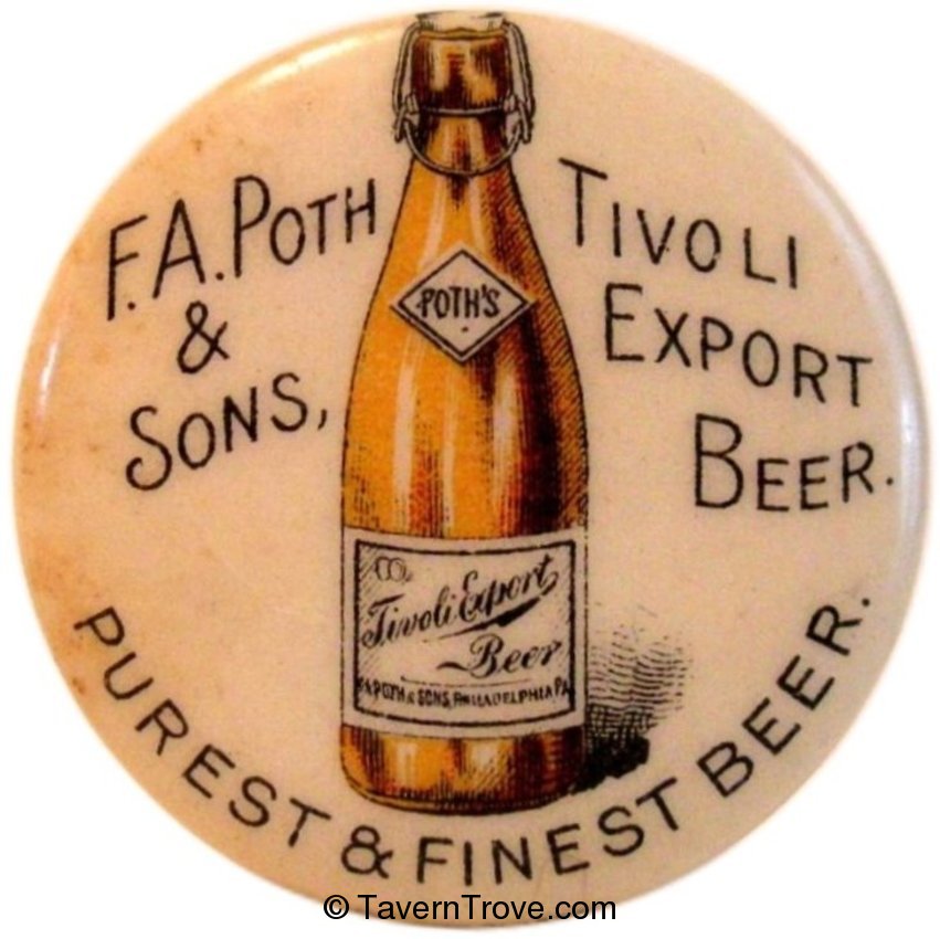 Tivoli Export Beer pinback