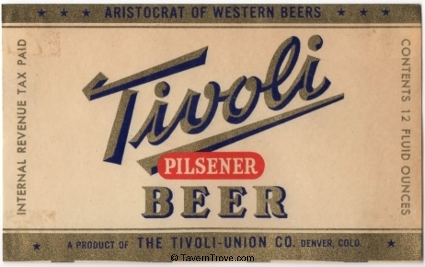 Tivoli Pilsener Beer  