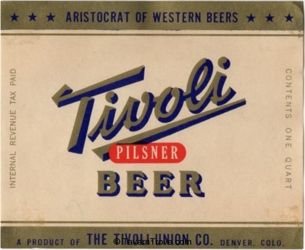 Tivoli Pilsener Beer  