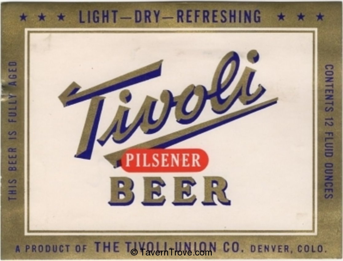 Tivoli Pilsener Beer