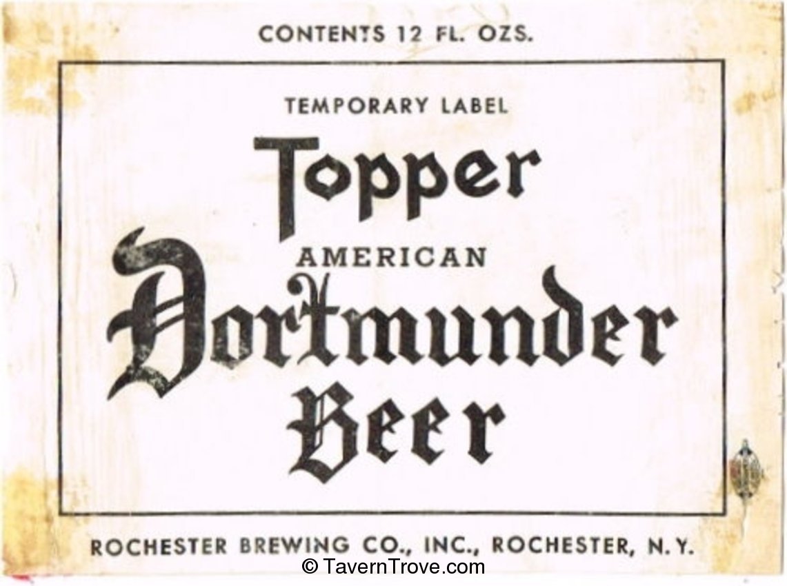 Topper American Dortmunder Beer