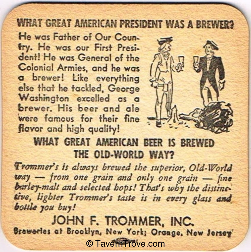 Trommer's Beer 