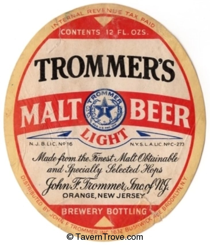 Trommer's Malt Beer