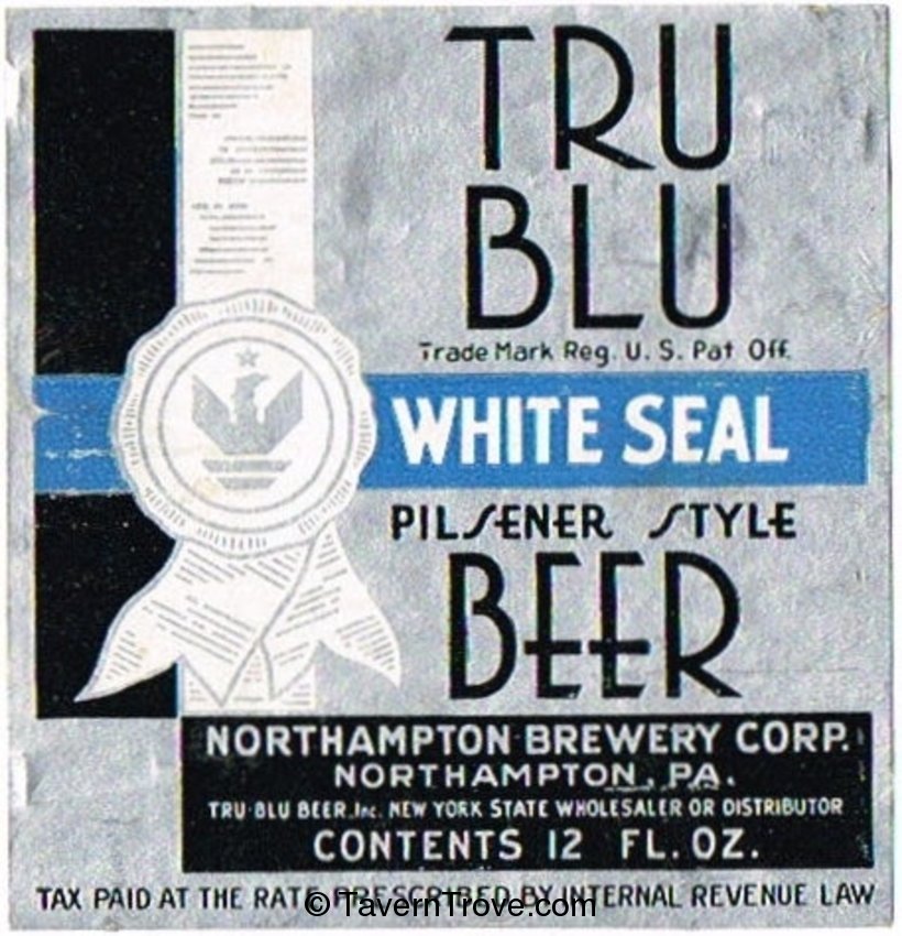 Tru Blu White Seal Pilsener Style Beer 