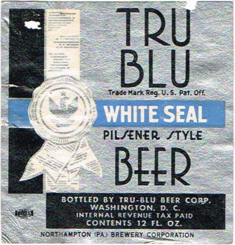 Tru Blu White Seal Beer