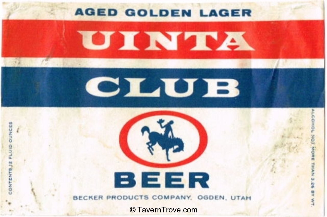 Uinta Club Beer