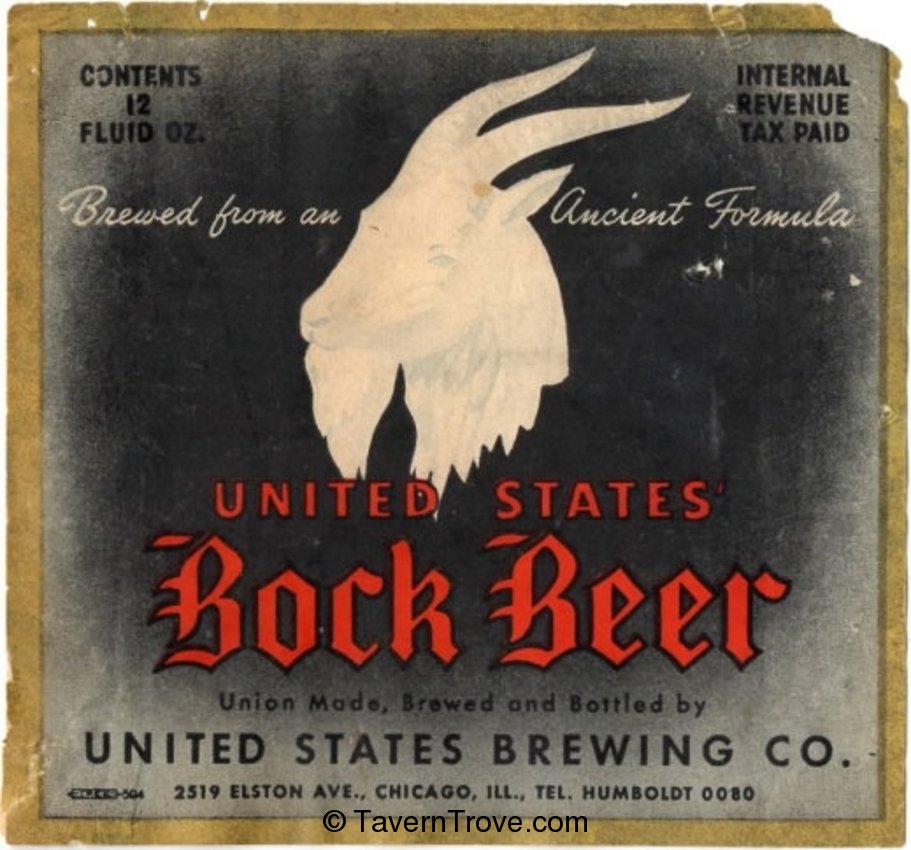 United States Bock Beer 