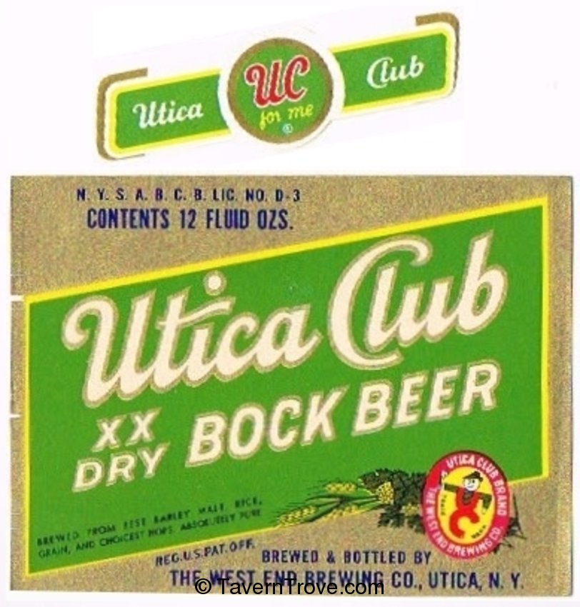 Utica Club Bock Beer