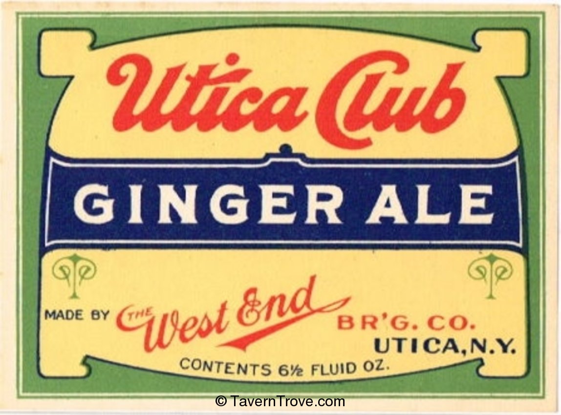 Utica Club Ginger Ale