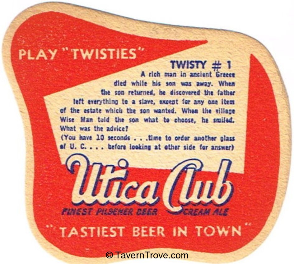 Utica Club Beer 