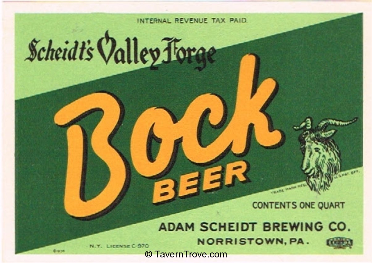 Valley Forge Bock Beer