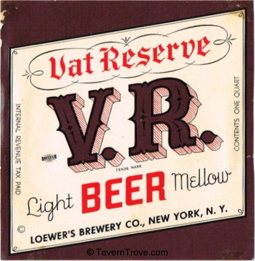 Vat Reserve Beer