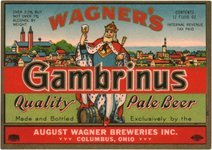 Wagner's Gambrinus Quality Pale Beer