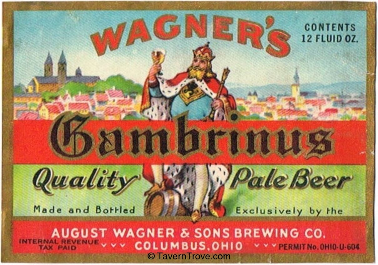 Wagner's  Gambrinus Pale Beer