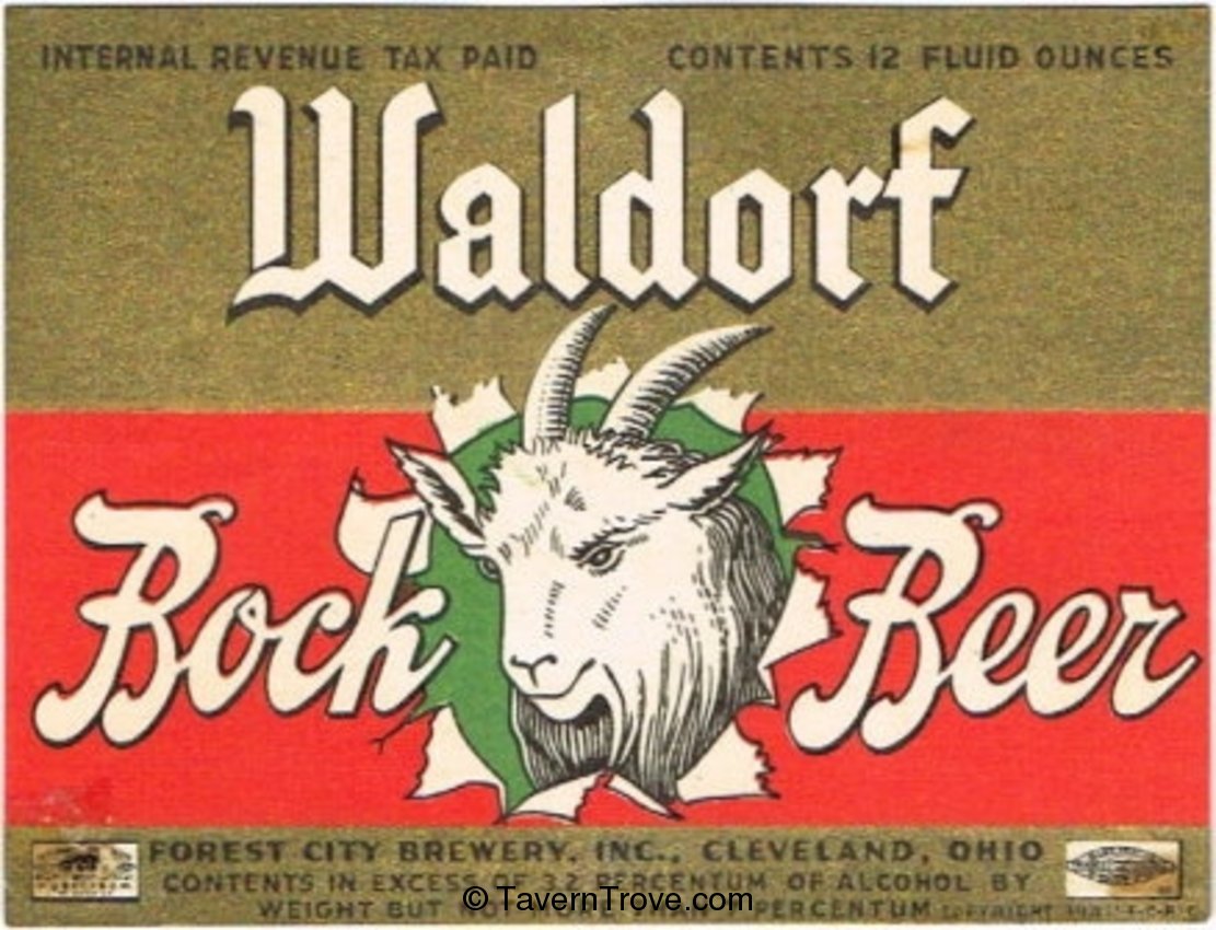 Waldorf Bock Beer