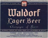 Waldorf Lager Beer