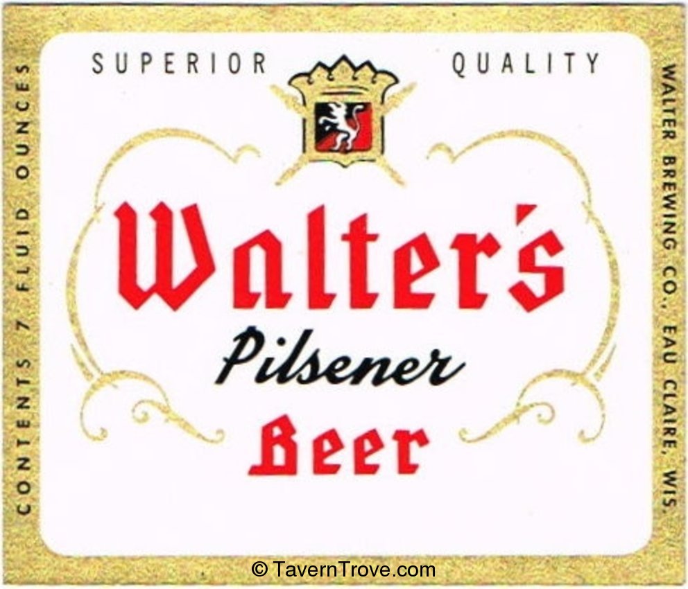 Walter's Pilsener Beer