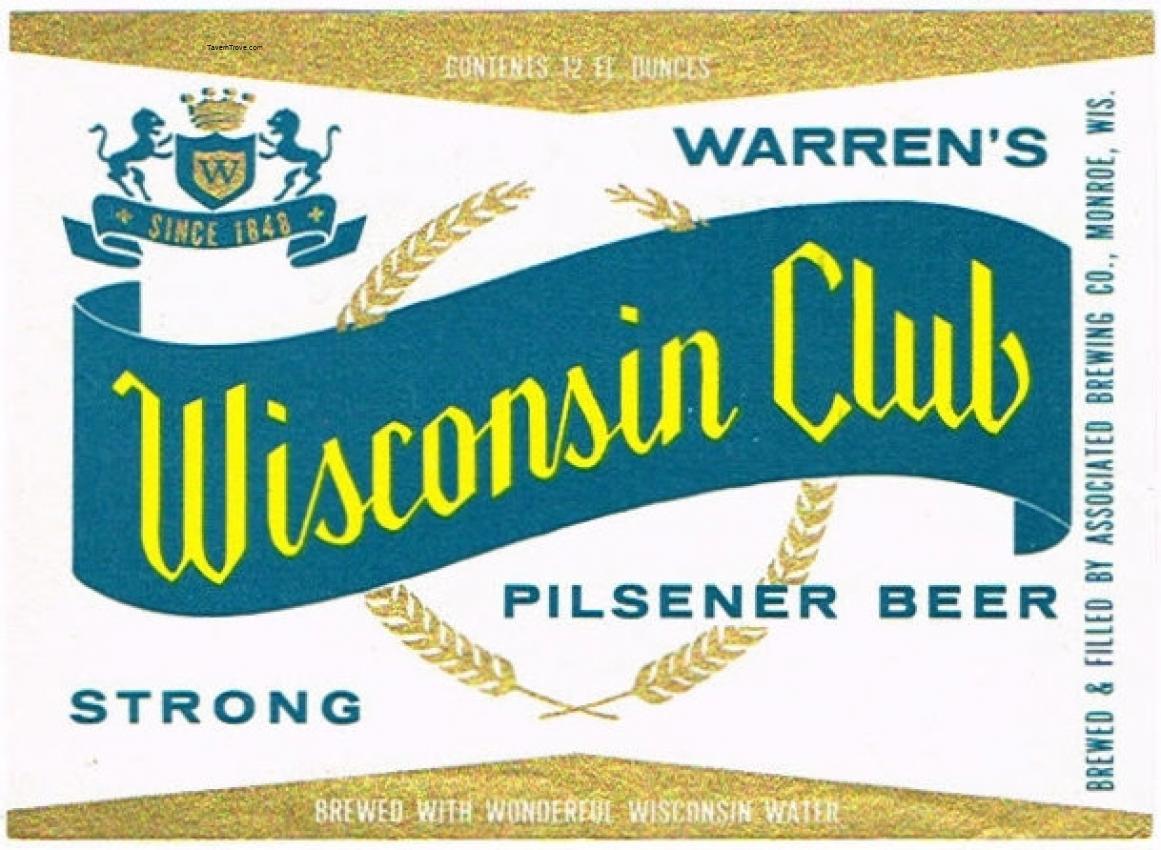 Warren's Wisconsin Club Pilsner Beer