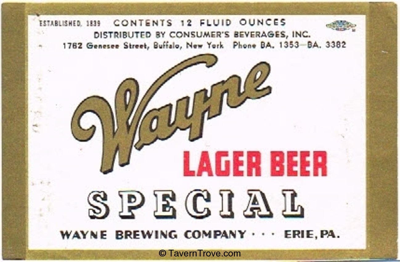 Wayne Lager Beer