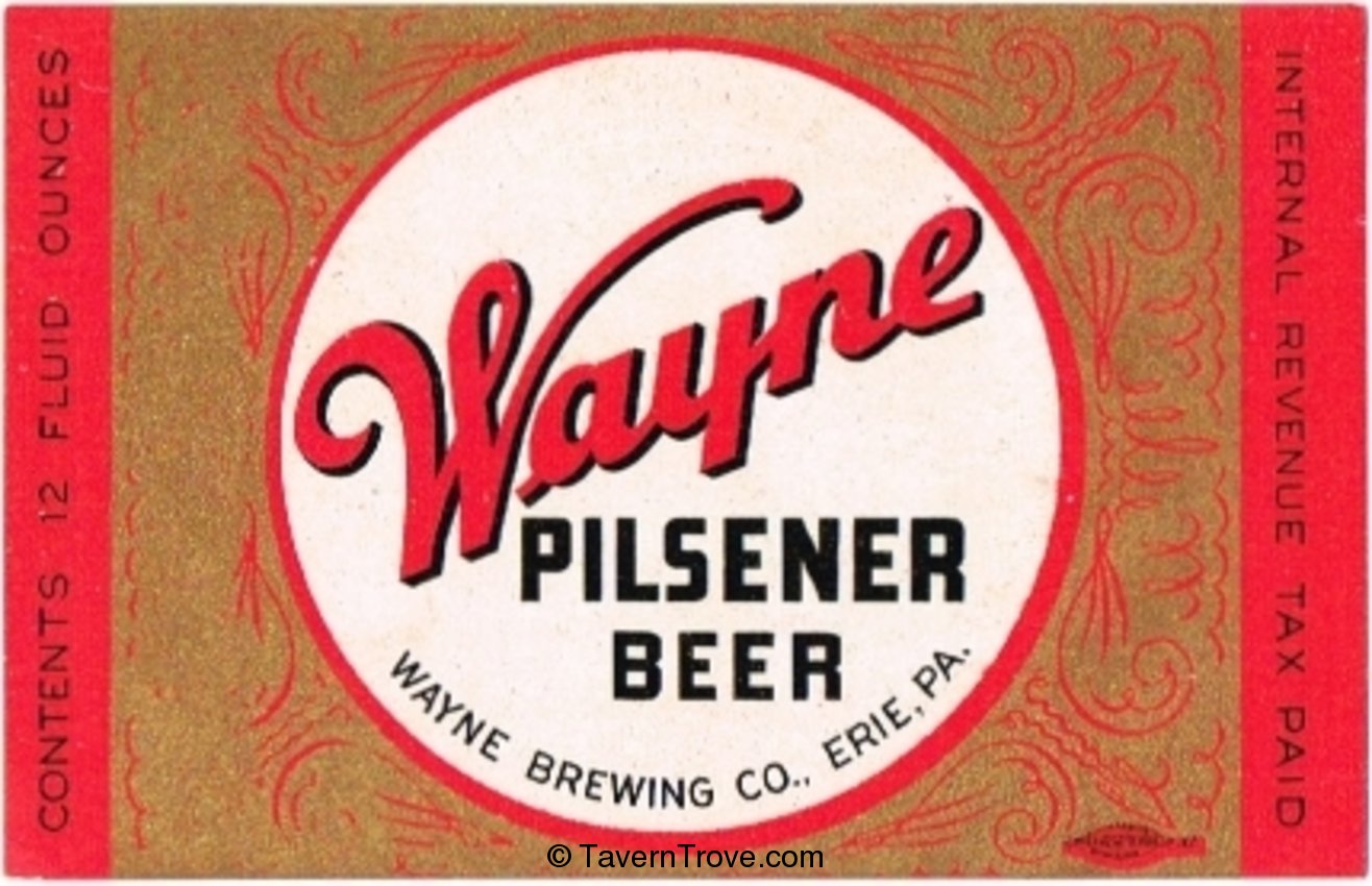 Wayne Pilsener Beer 