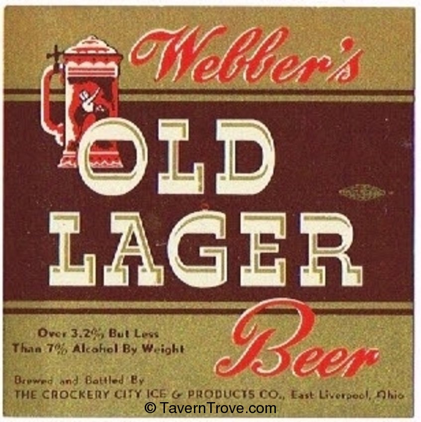 Webber's Old Lager Beer